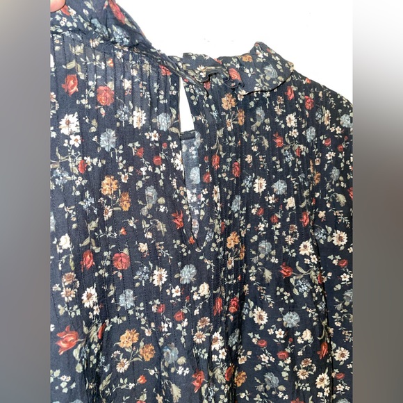 Doen Organic Cotton Plus Floral Boho Cottagecore Praire Top XS - Picture 11 of 11